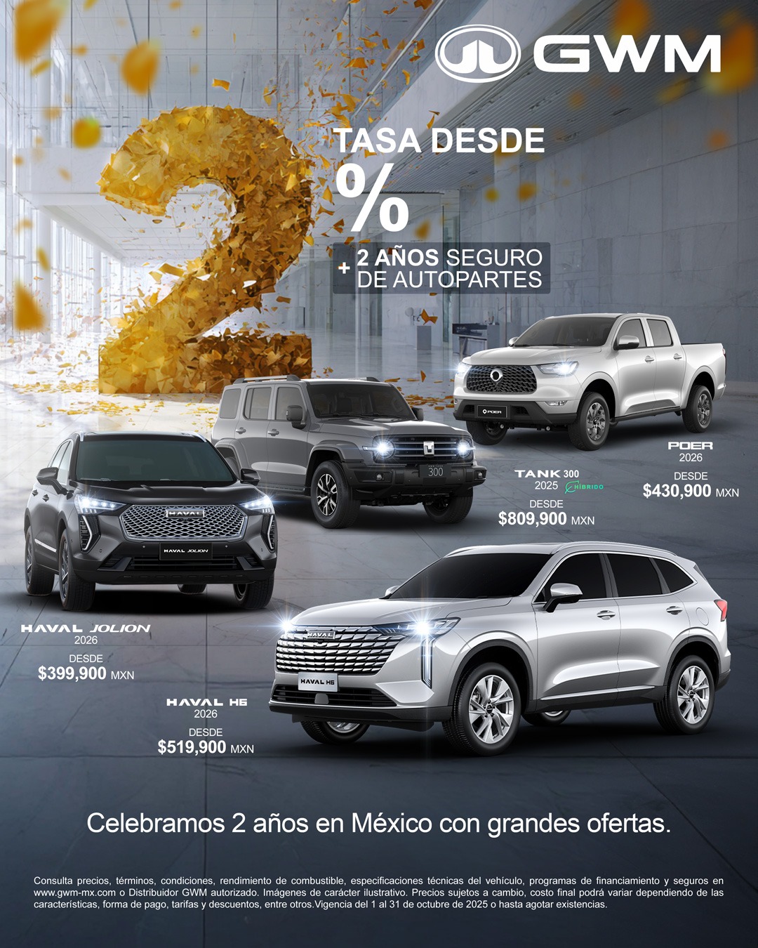 promociones GWM
