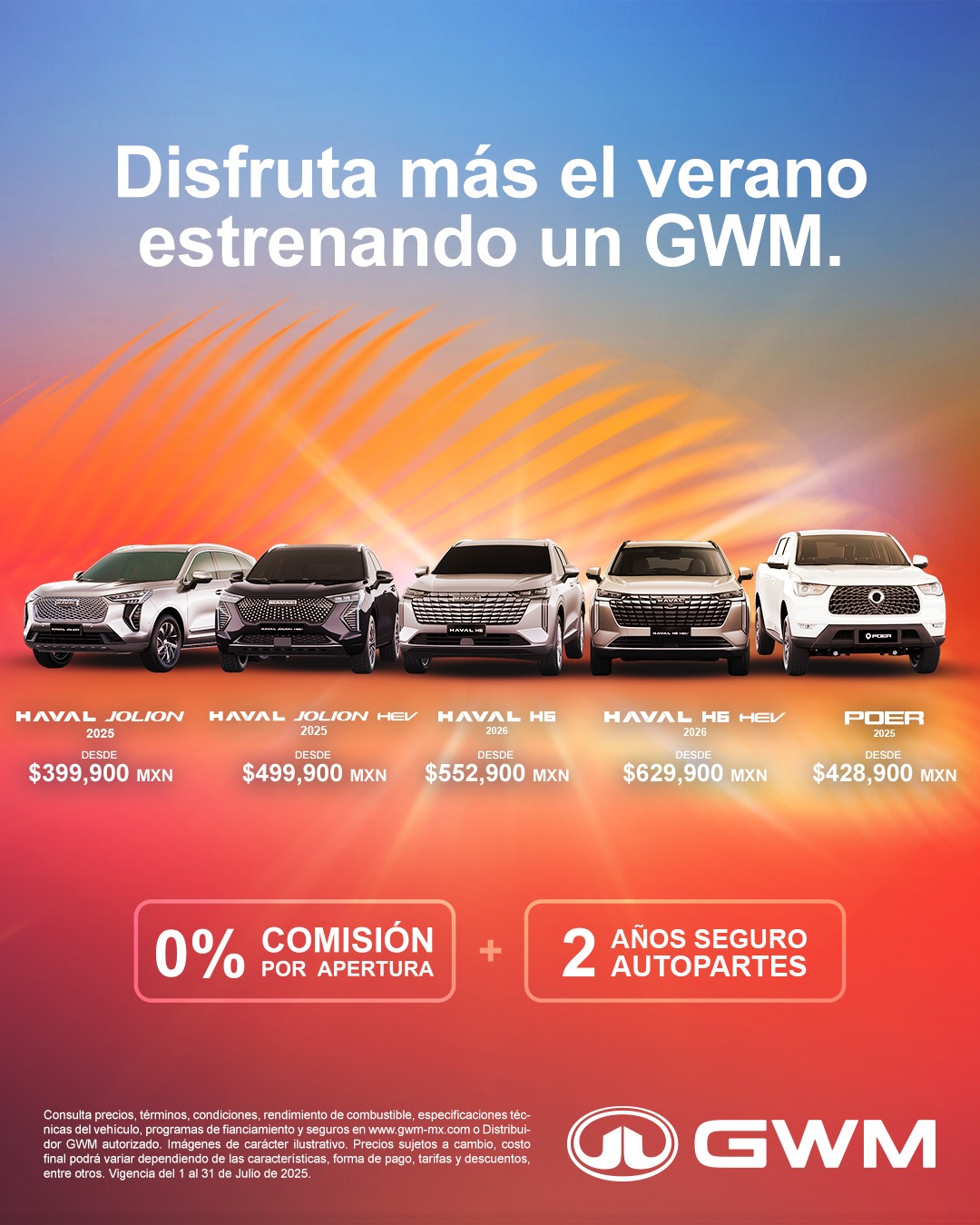 promociones GWM