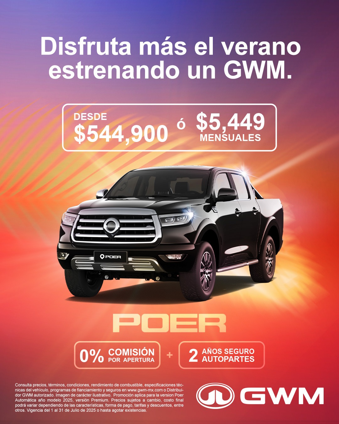 promociones GWM