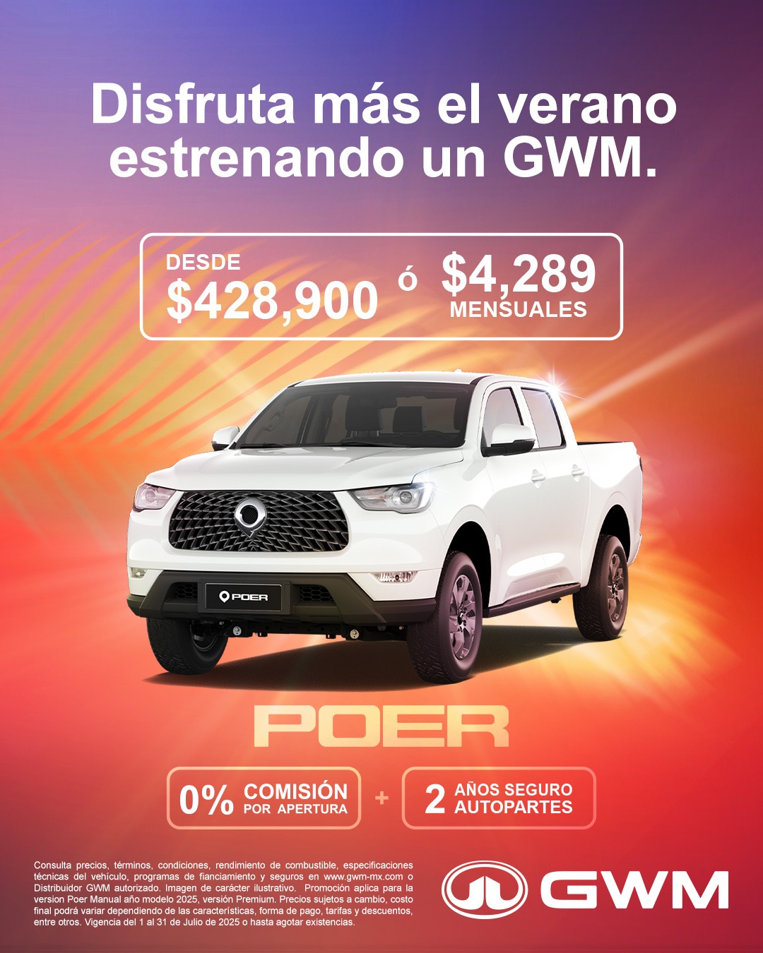 promociones GWM