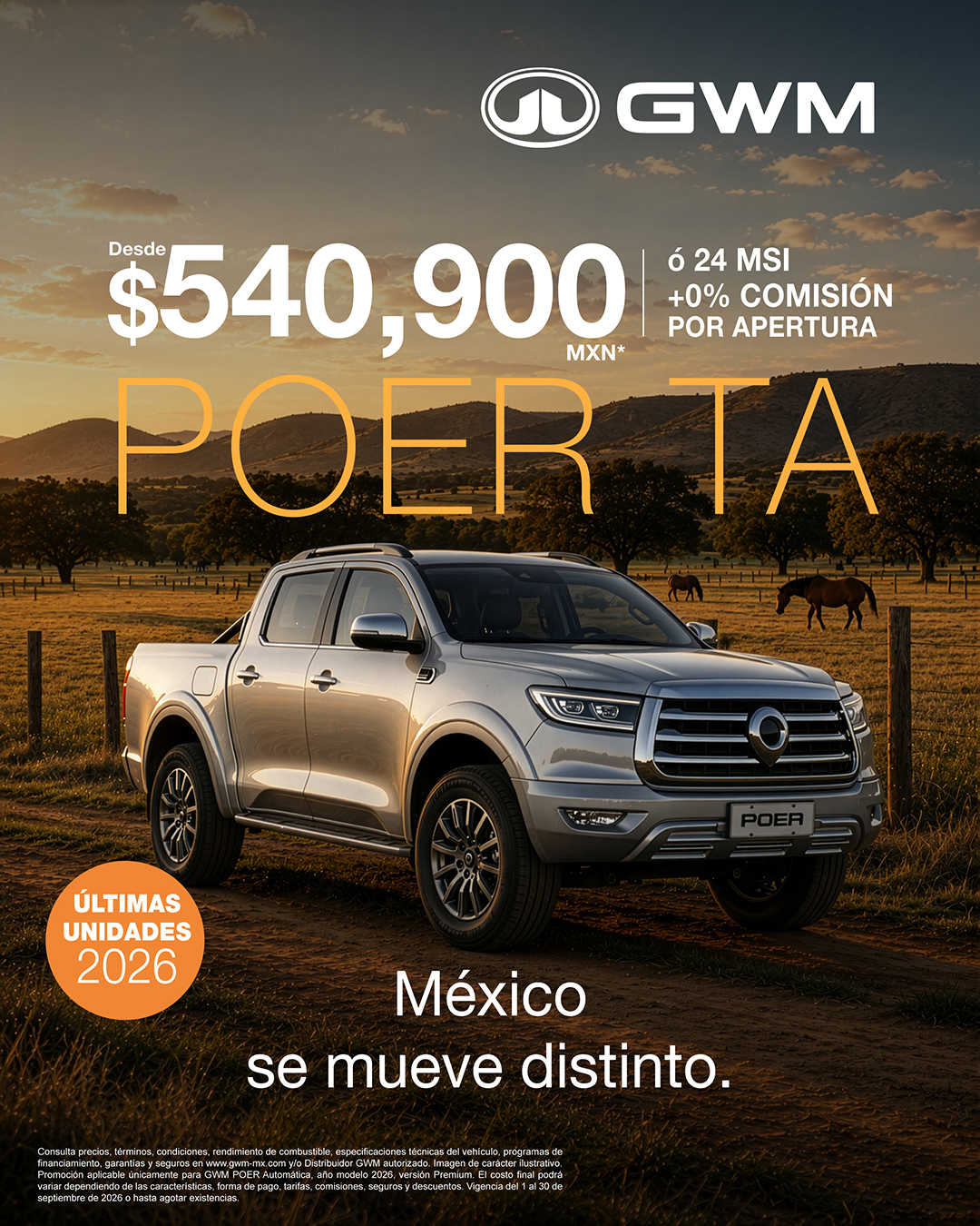 promociones GWM
